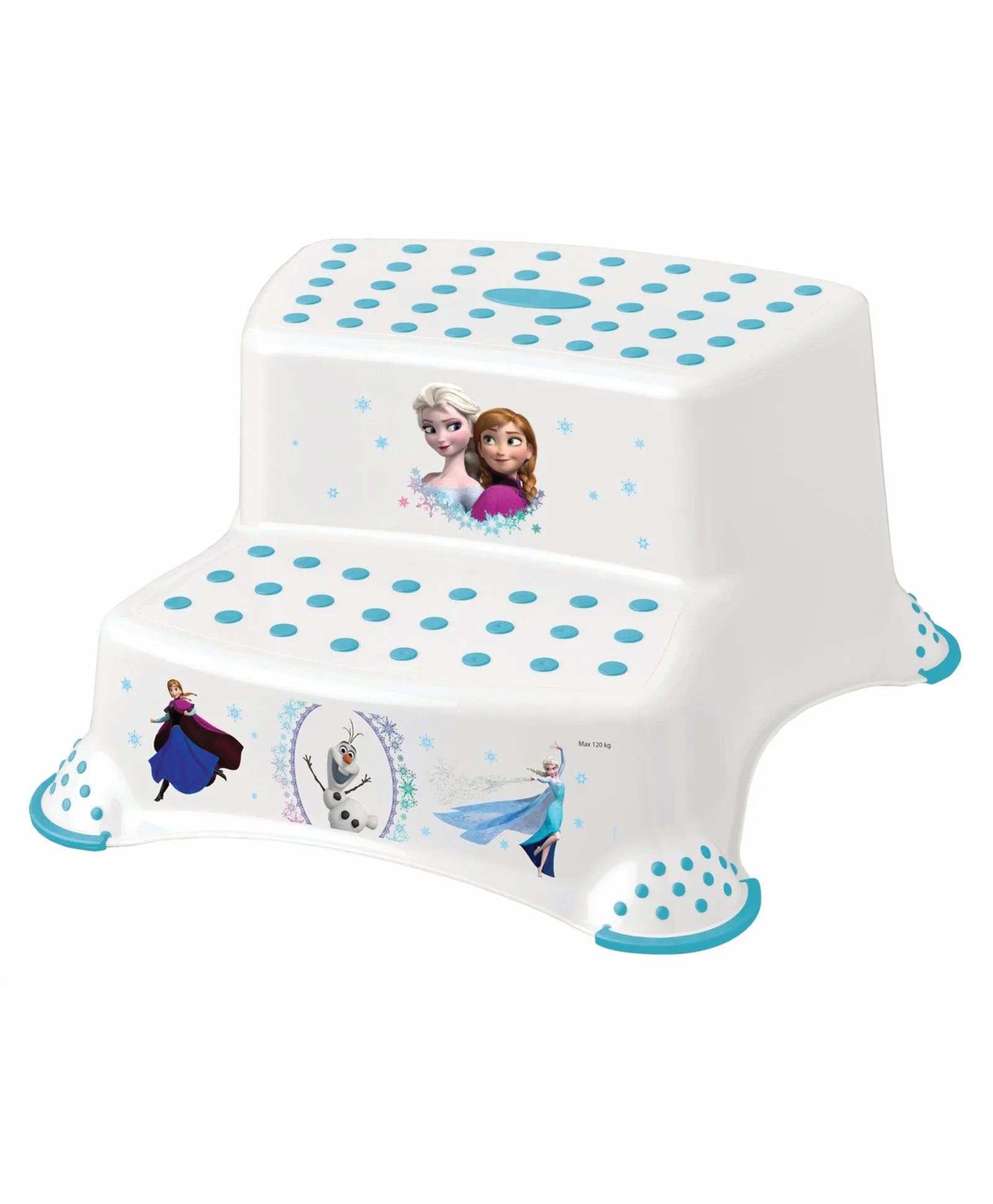 Double Step Stool With Anti-Slip Function Frozen