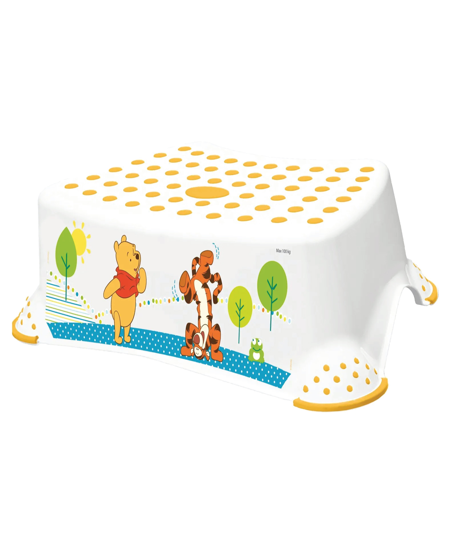 Step Stool With Anti-Slip Function Funny Winnie the Pooh