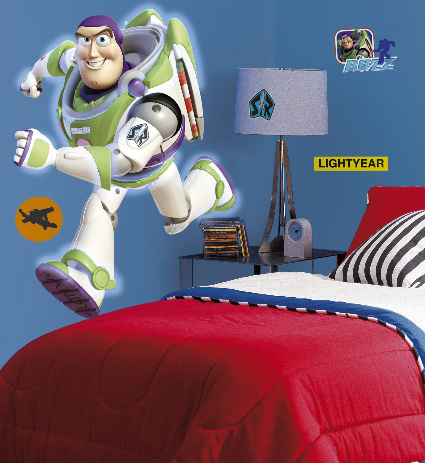 Toy Story - Buzz Peel & Stick Giant Wall Decals Glow in the dark